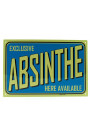 Blechschild Absinthe blau