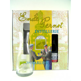 Un Emile Set with Decander 45% 70cl