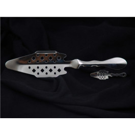 Absinthe Spoon Keyring inox